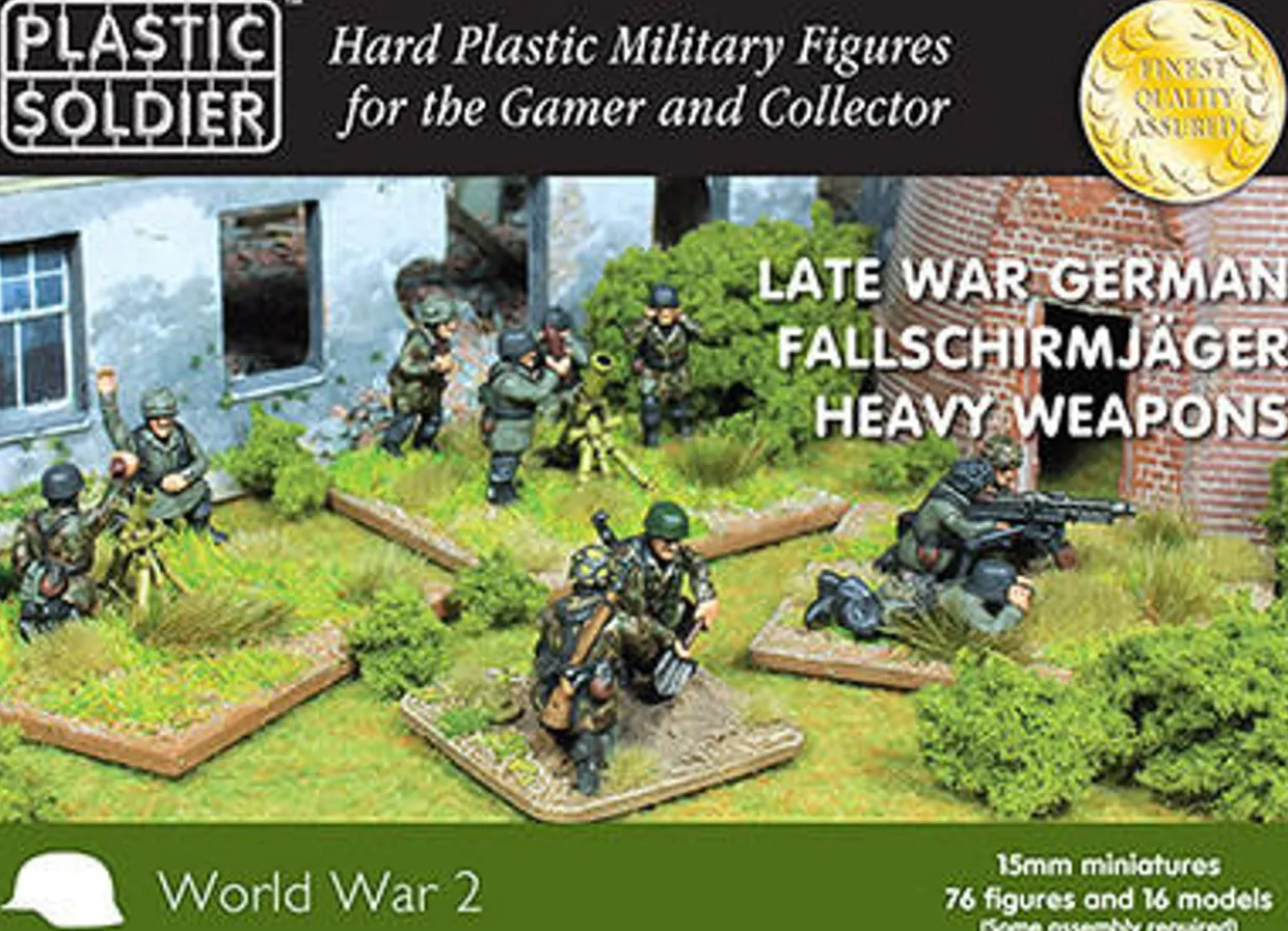 Plastic Soldier Company 15mm WWII Fallschirmjager Late Weapons