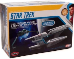 Polar Lights 1/1000 Star Trek USS Grissom NCC-638 & Klingon Bird of Prey