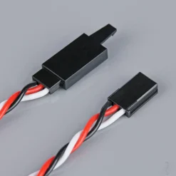 Radient Futaba Twisted HD Servo Extension Lead with Clip 500mm