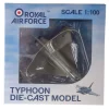 RAF 1/100 Eurofighter Typhoon F.2 2008 Diecast Plane