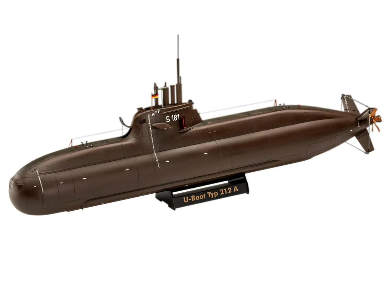 Revell 1/144 70 Years of Bundeswehr - Submarines - Wilhelm Bauer, Type 206A, and Class 2