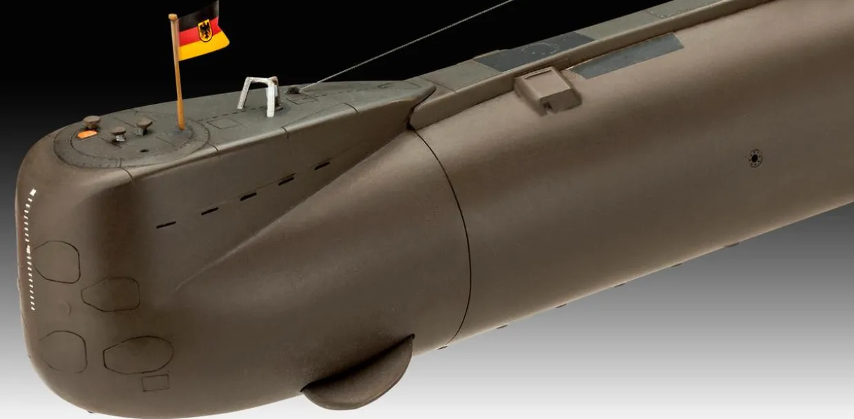 Revell 1/144 70 Years of Bundeswehr - Submarines - Wilhelm Bauer, Type 206A, and Class 2