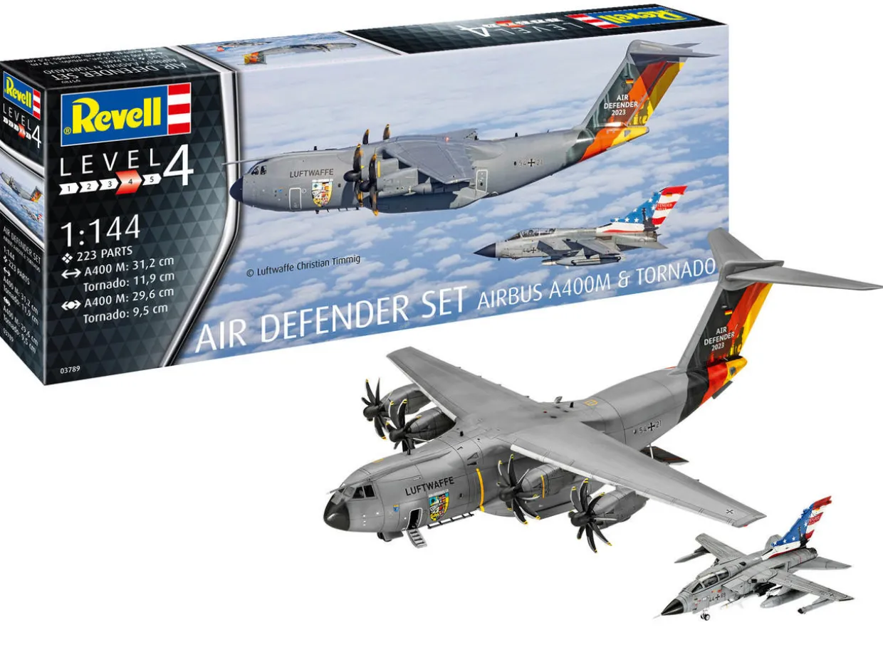 Revell 1/144 Air Defender 2023 Set - Airbus A400M and Panavia Tornado