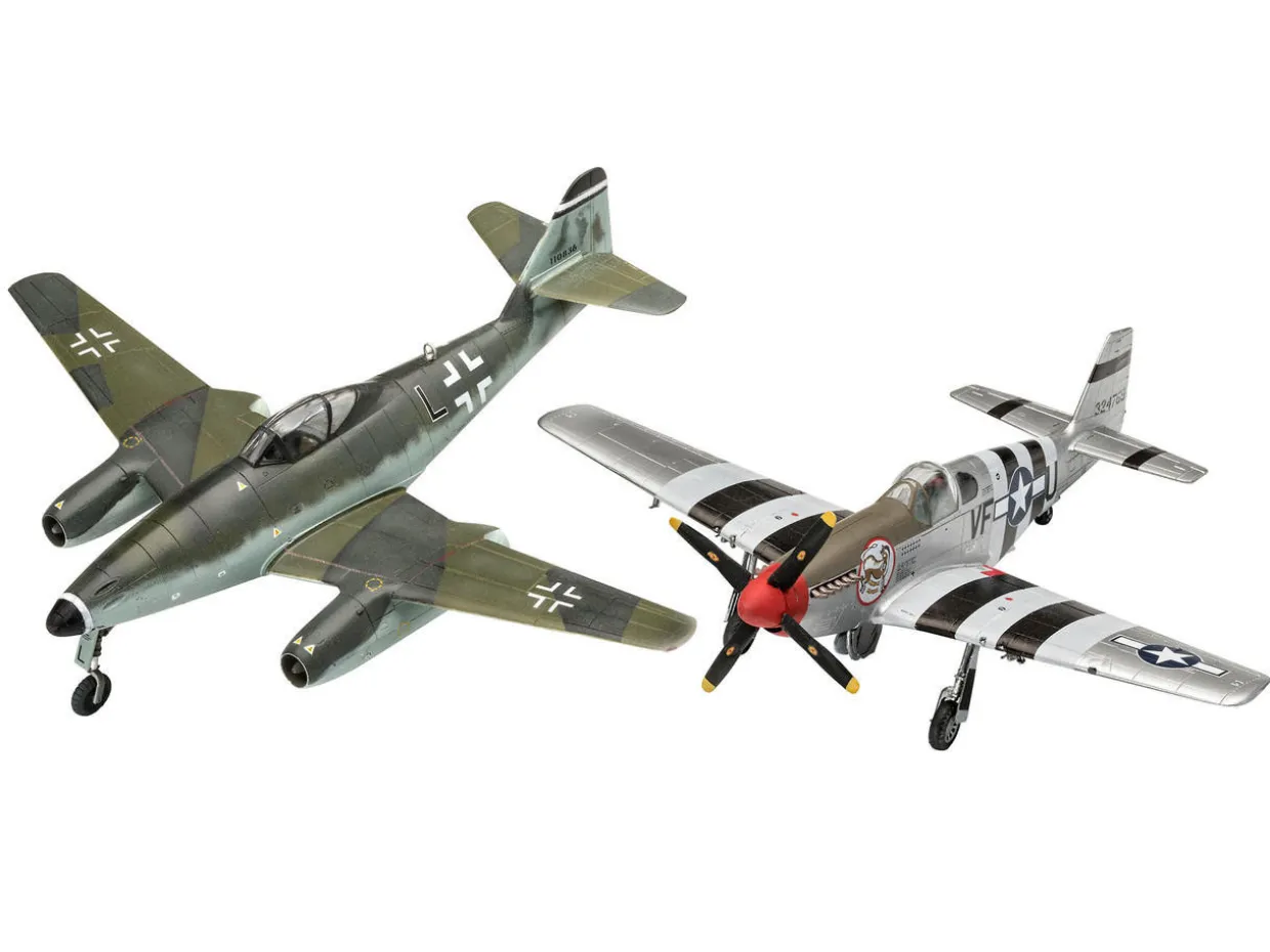 Revell 1/72 Combat Set - Messerschmitt Me 262 & North American P-51B Mustang