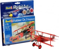 Revell 1/72 Fokker Dr.1 Triplane Starter Set