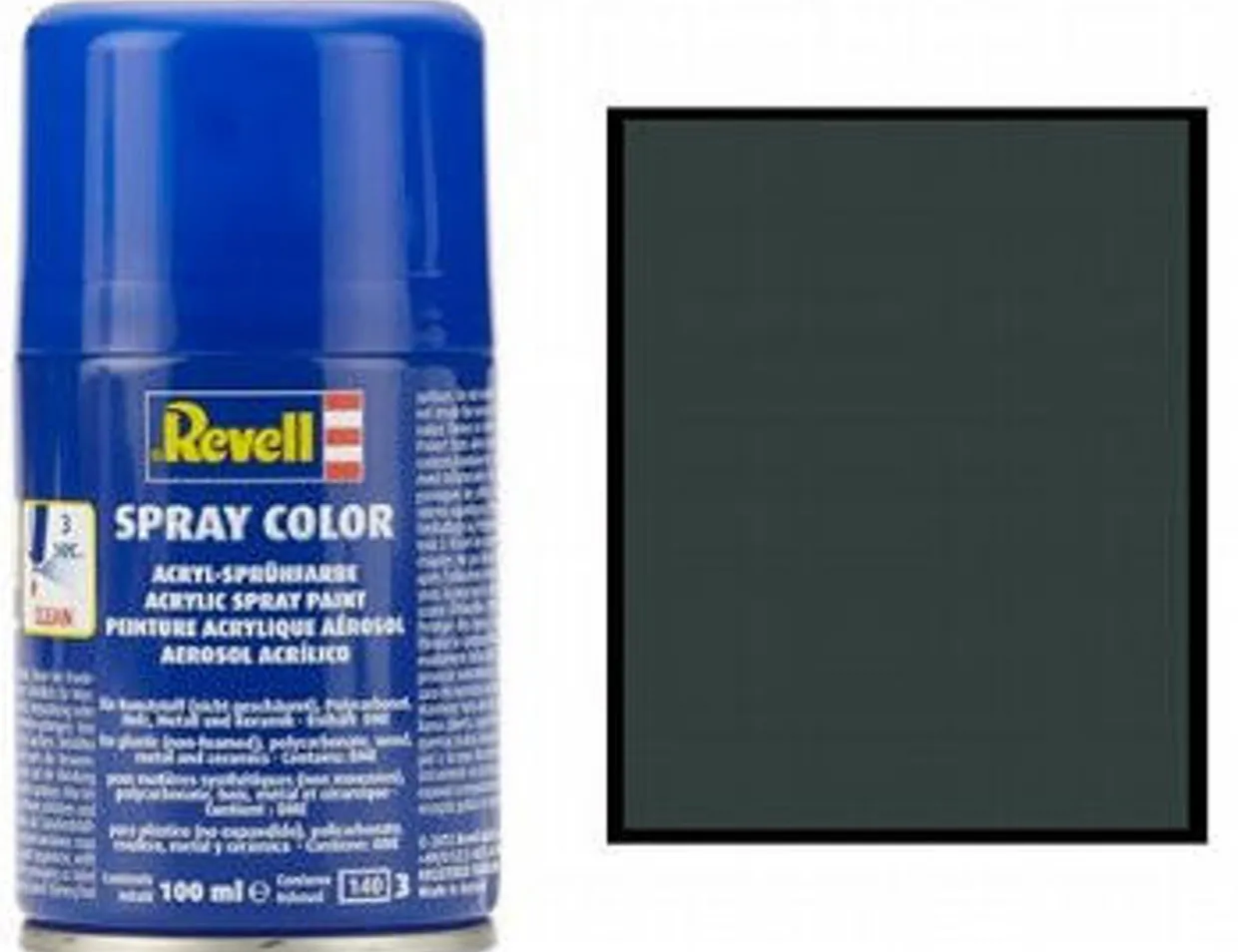 Revell 09 Matt Anthracite 100ml Acrylic Spray paint