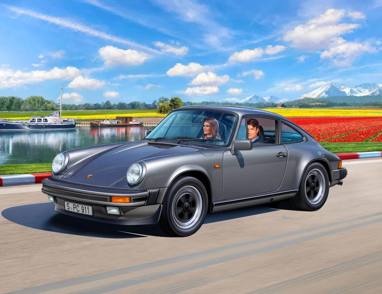 Revell 1/24 Porsche 911 Carrera 3.2 Coupé (G-Model) Starter Set