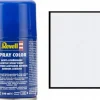 Revell 301 Satin White 100ml Acrylic Spray Paint