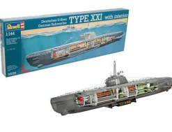 Revell 1/144 U-Boat Type XXI with Interior Detail