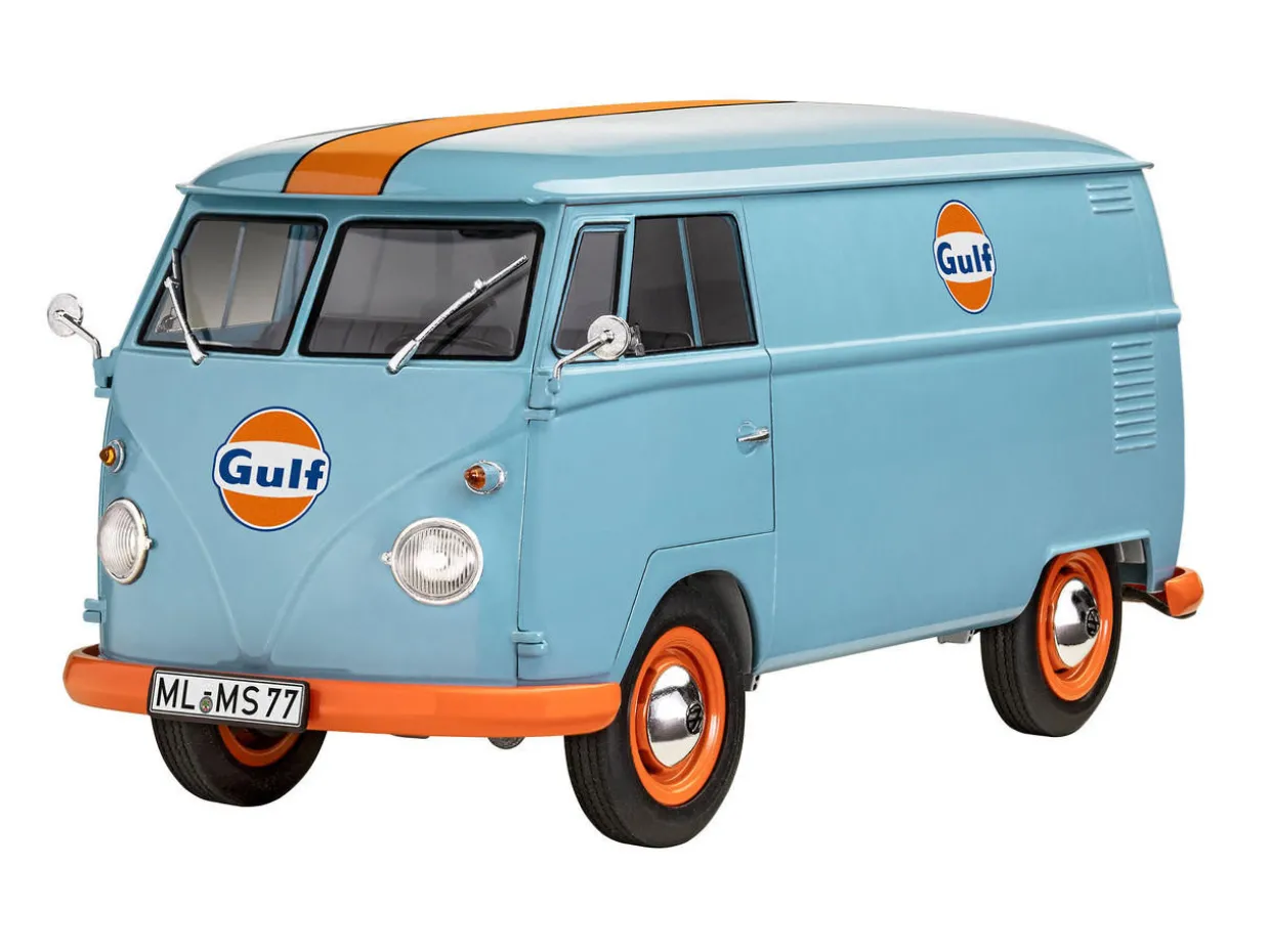 Revell 1/24 Volkswagen T1 Panel Van Gulf Livery Starter Set
