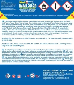 Revell 14ml 752 Enamel Clear Blue Paint