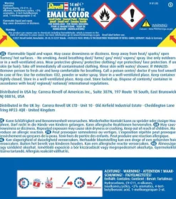 Revell 14ml 25 Enamel Matt Luminous Orange Paint