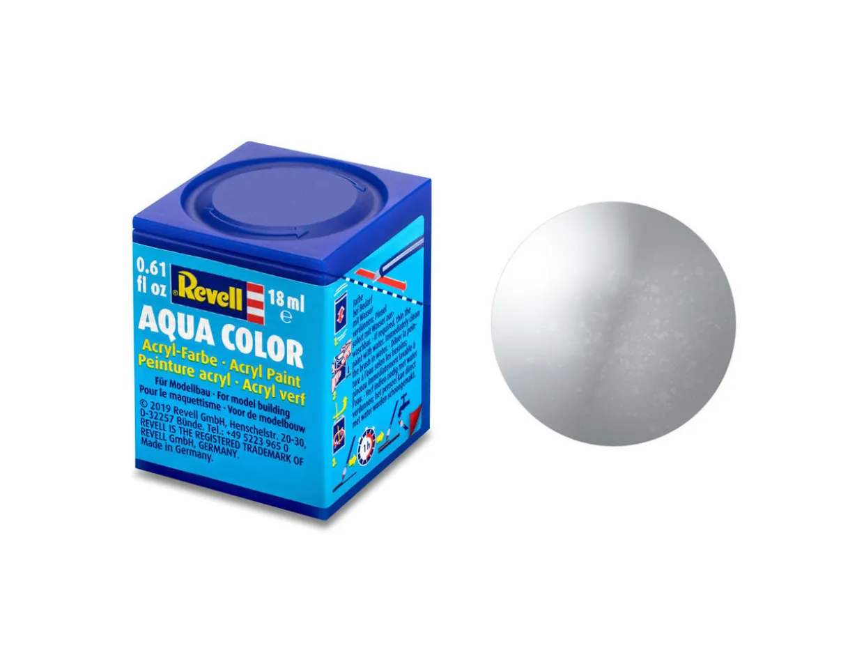 Revell 18ml 90 Metallic Silver Acrylic Paint