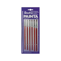 Revell Standard Paintbrush Set with 6 Brushes