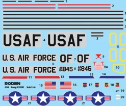 Roden 1/144 Boeing RC-135V/W Rivet Joint USAF Model Kit