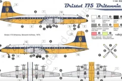 Roden 1/144 Bristol 175 Britannia Monarch Airlines G-AOVT