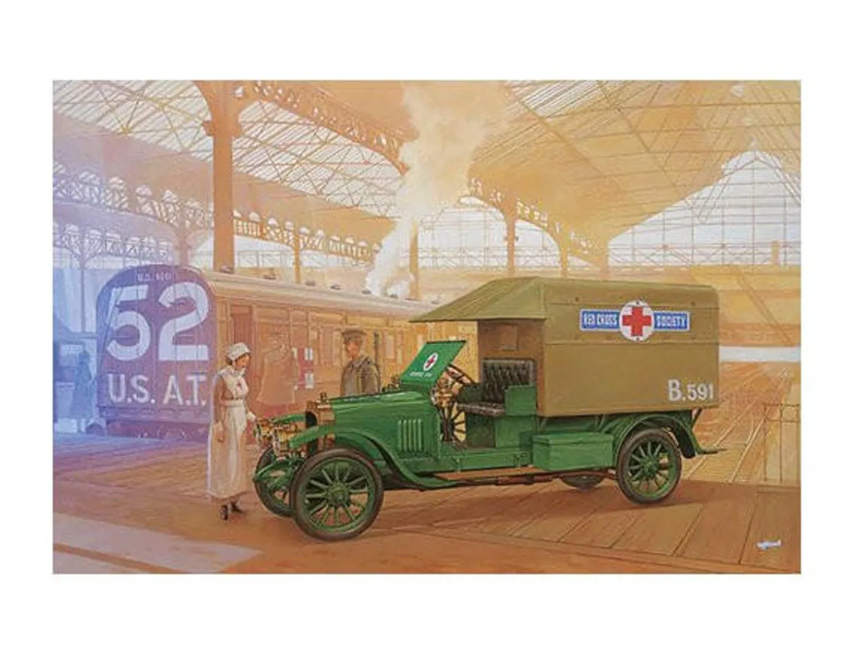 Roden 1/72 Vauxhall D-Type Ambulance Model Kit