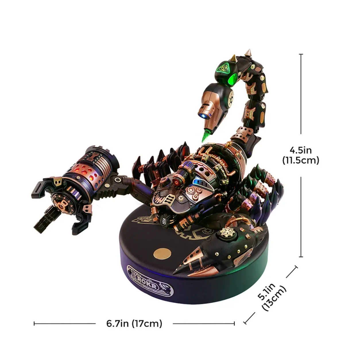 Rokr Emperor Scorpion Wooden 3D Puzzle Model Kit