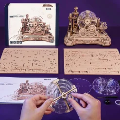 Rokr Gear Ball Challenge Marble Run 3D Wooden Kit