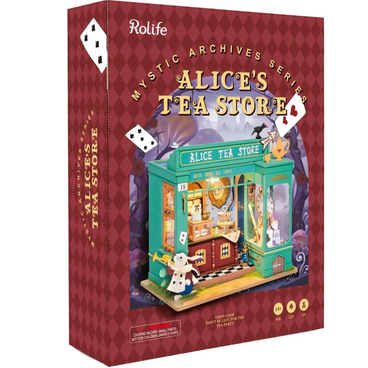 Rolife Alice's Tea Store Wooden Diorama Kit