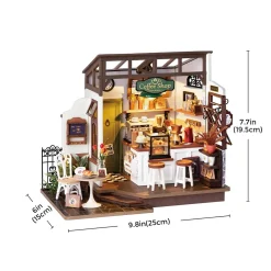 Rolife Cafe Wooden Diorama Kit