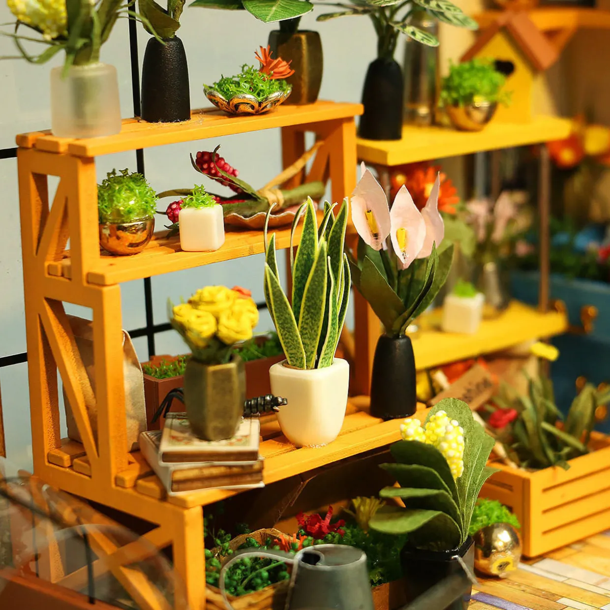 Rolife Cathys Flower House 3D Wooden Kit