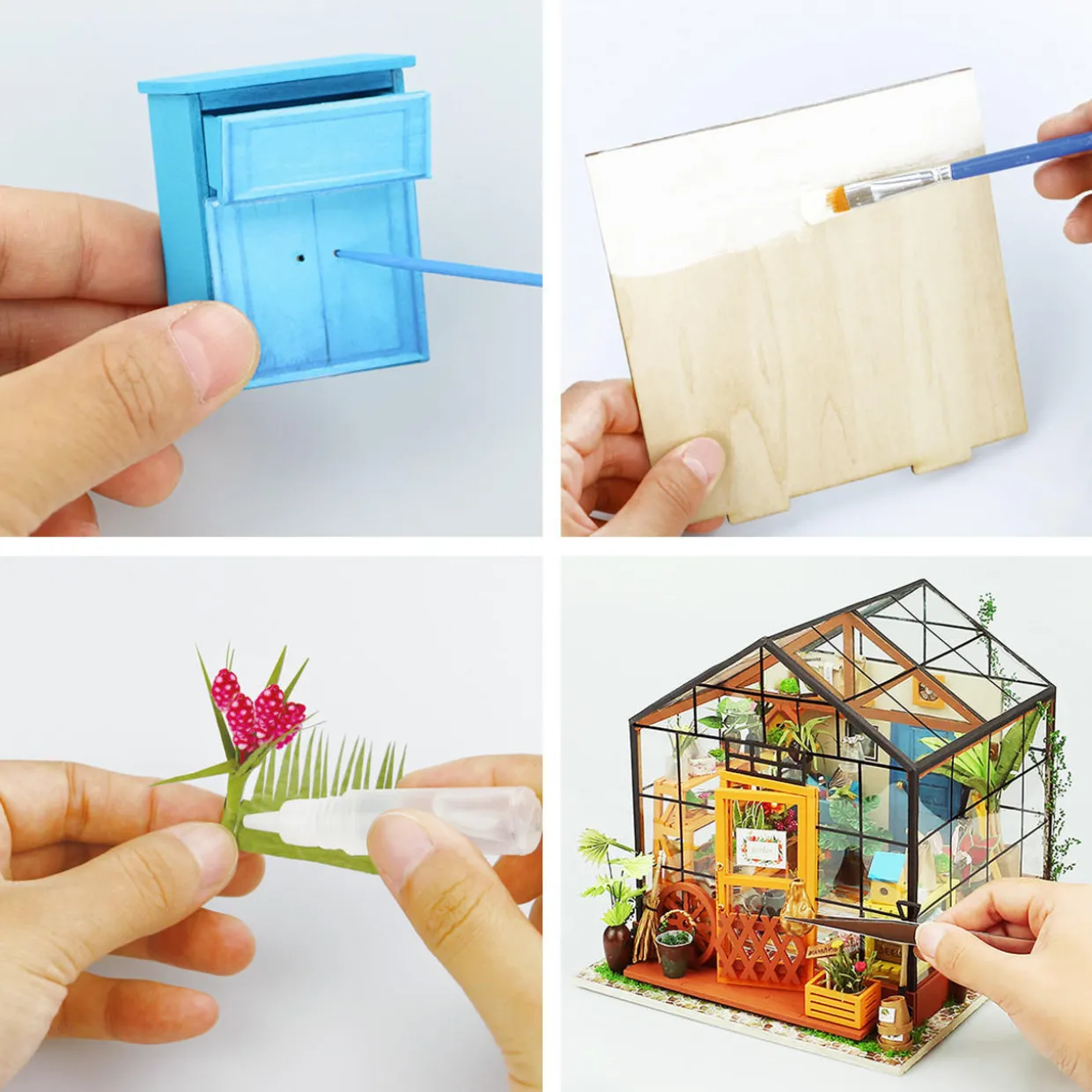 Rolife Cathys Flower House 3D Wooden Kit