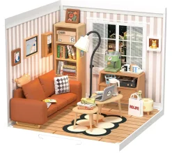Rolife Cozy Living Lounge Plastic Diorama Kit