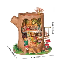 Rolife Fairytale Tree House Wooden Diorama Kit