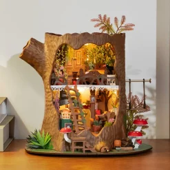 Rolife Fairytale Tree House Wooden Diorama Kit