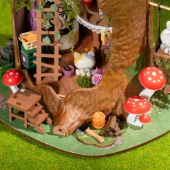 Rolife Fairytale Tree House Wooden Diorama Kit