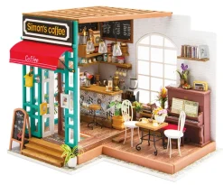 Rolife Simon's Coffee Shop Wooden Diorama Kit