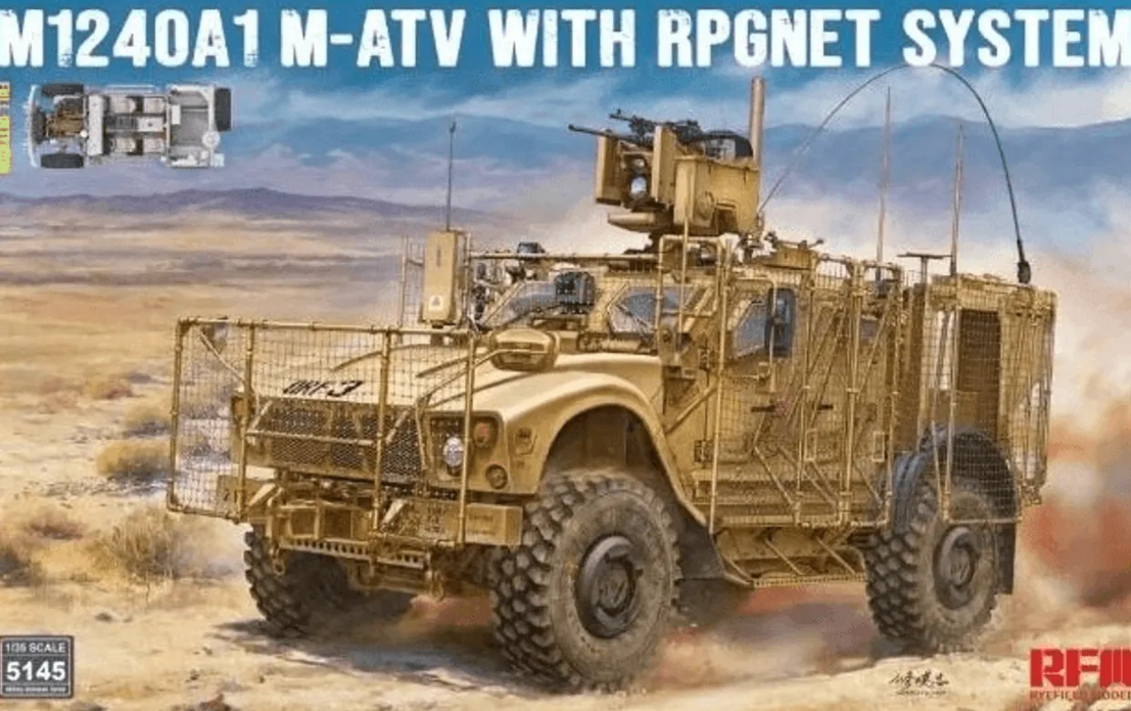 Rye Field Models 1/35 M1240A1 M-ATV with RPGNET