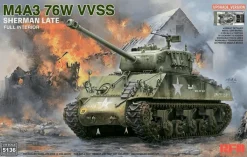 Rye Field Models 1/35 M4A3 Sherman 76W VVSS Late with Interior Upgraded Kit