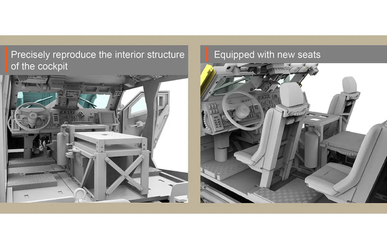 Rye Field Models 1/35 MRAP M1240A1 M-ATV With Full Interior