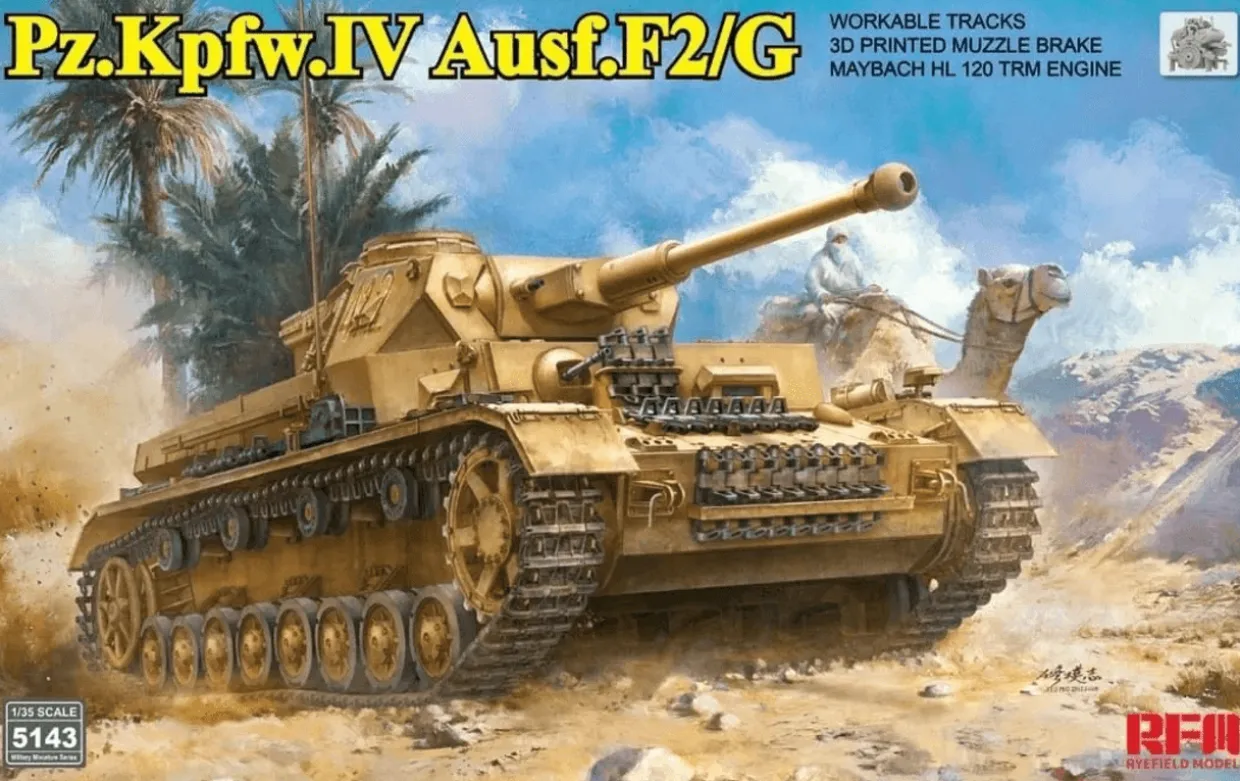 Rye Field Models 1/35 Pz.Kpfw.IV Ausf. F2/G Panzer