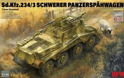 Rye Field Models 1/35 Sd.Kfz.234/3 Panzerspahwagen 7.5cm Stummel with Interior