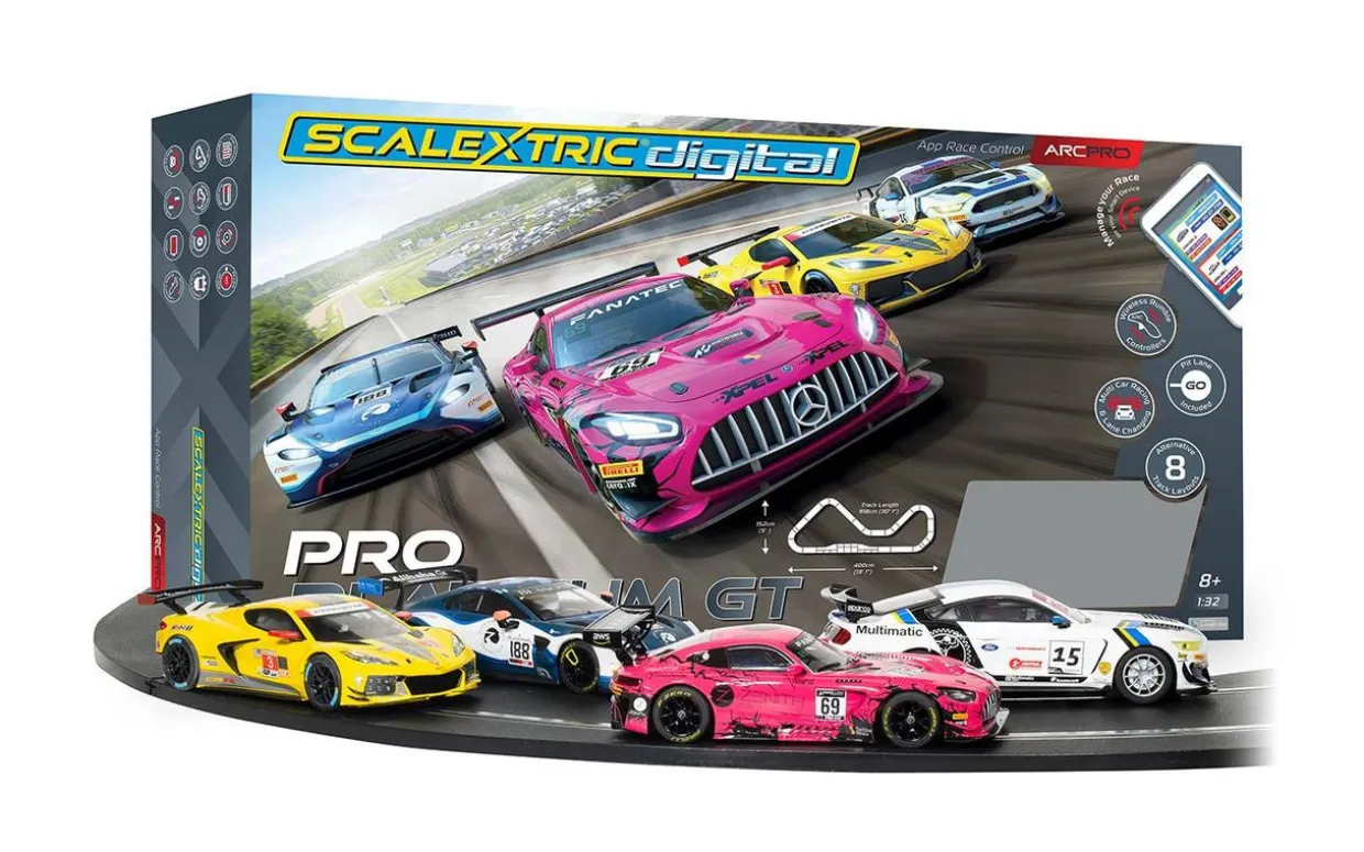 Scalextric ARC Pro Platinum GT Digital Slot Car Set