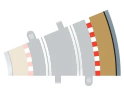 Scalextric Radius 2 Curve Outer Borders 22.5° x 4