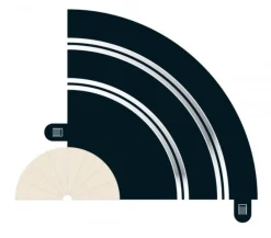 Scalextric Radius 1 Hairpin Curve 90 deg (x2)