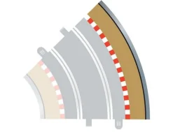 Scalextric Radius 2 Outer Border/Barrier 45 deg (x4)