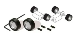 Scalextric Rally PK 2 Hubs And Silicon Tyres