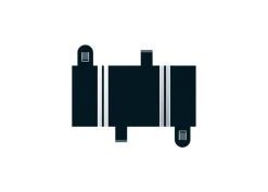 Scalextric Short Straight 78mm (x2)