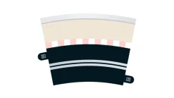 Scalextric Single Lane Radius 3 Curve 22.5 x 4