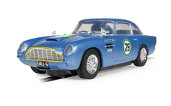 Scalextric Slot Car - Aston Martin DB5 - Blue & Yellow - Historic GT Racing