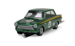 Scalextric Slot Car - Ford Lotus Cortina - Jordan & Dickenson - Goodwood 2023
