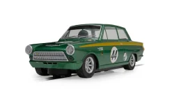 Scalextric Slot Car - Ford Lotus Cortina - Jordan & Dickenson - Goodwood 2023