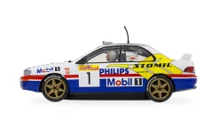 Scalextric Slot Car - Subaru Impreza WRX - Holowczyc & Wislawski - ERC 1997 Champion