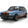 Scalextric Slot Car - Volkswagen Golf Mk.1 GTI - Gulf Edition