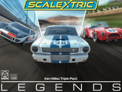 Scalextric Slot Car Set - Ken Miles - Triple Car Pack